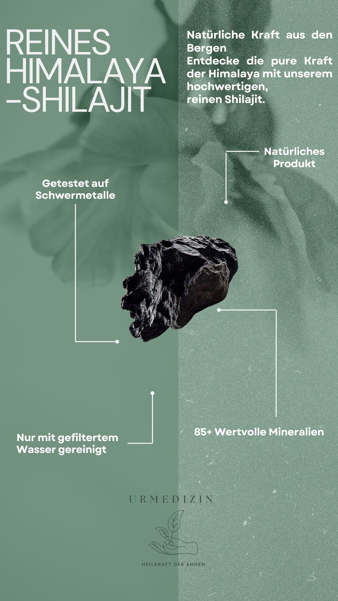 Getestet auf Schwermetalle, 85 wertvolle Mineralien, Natur Produkt