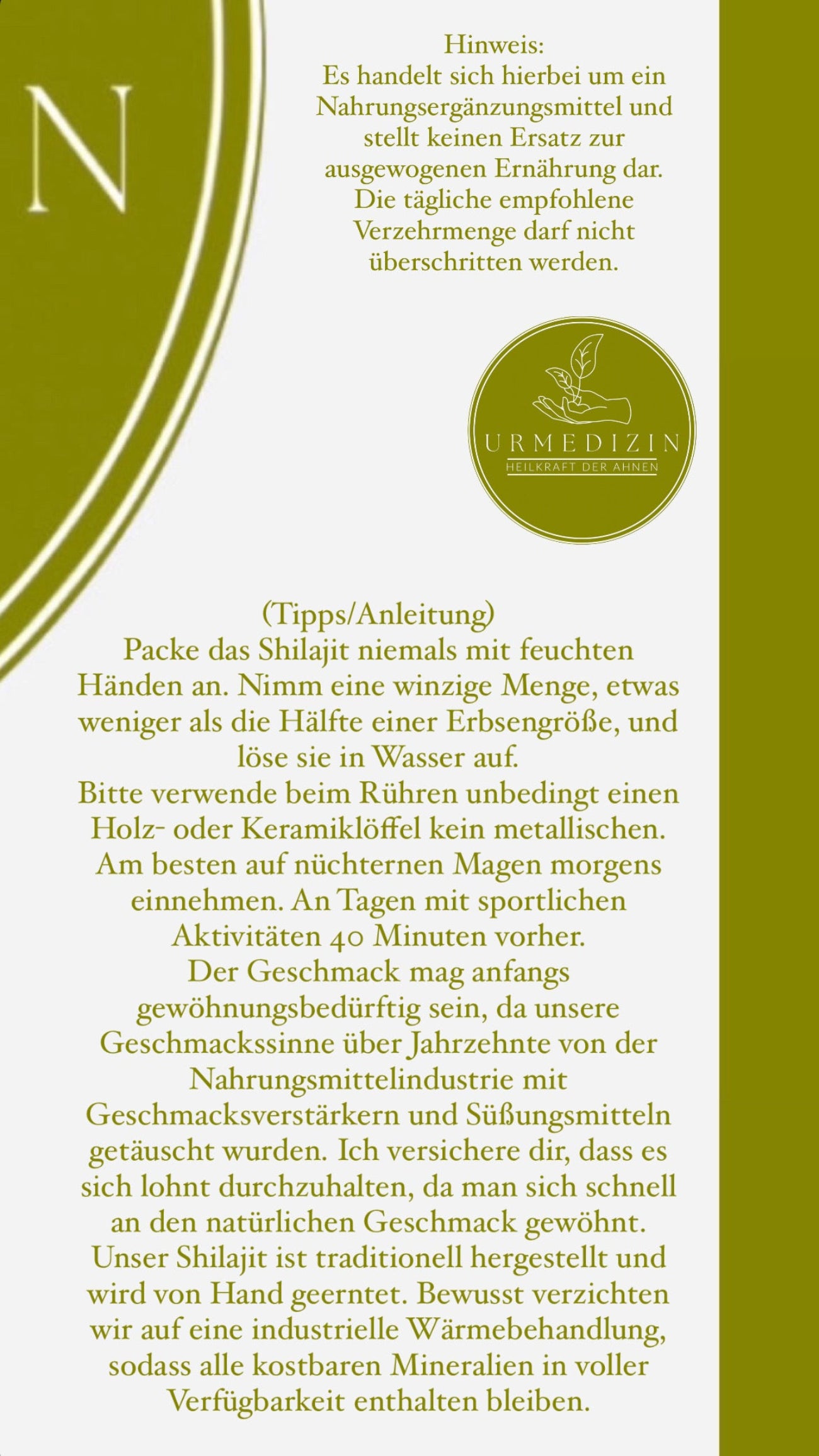 Shilajit rein 100% Harz - Das Original aus dem Himalaya