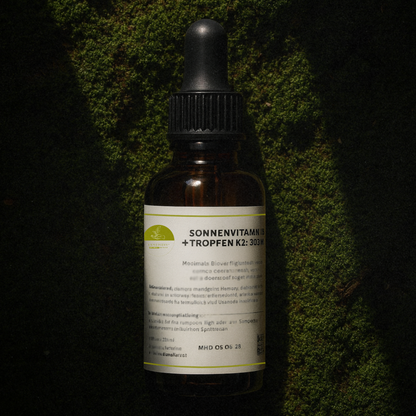 Vitamin D3 K2 MK7 Trans Premium Tropfen in 50 ml Flasche mit hochwertigem MCT-Öl und 5000 IE Dosierung